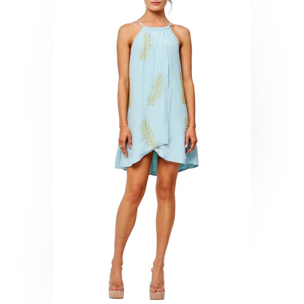 Ciebon Joanna Beaded Palm Minidress, size S